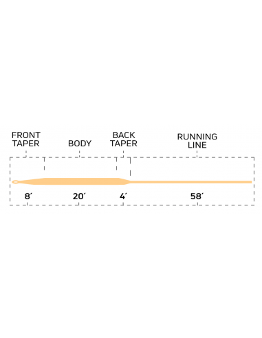 Soies Cortland 444 coloris pêche (peach)