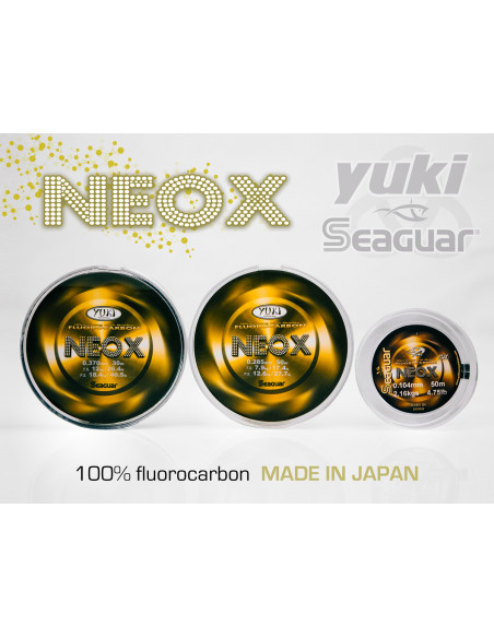SEAGUAR YUKI NEOX Fishing Line Fluorocarbon Invisible Japan 30m-50m  0.06-0.74mm
