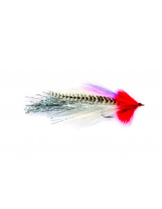 Bass Fishing Flies, 4 x Pink Whistlers,size 2/0 steel hooks, Bass or Pike  Fly