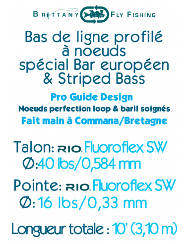 Bas de ligne mer “spécial Bar”...