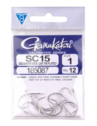 Hameçons Mouche Mer Gamakatsu SC15