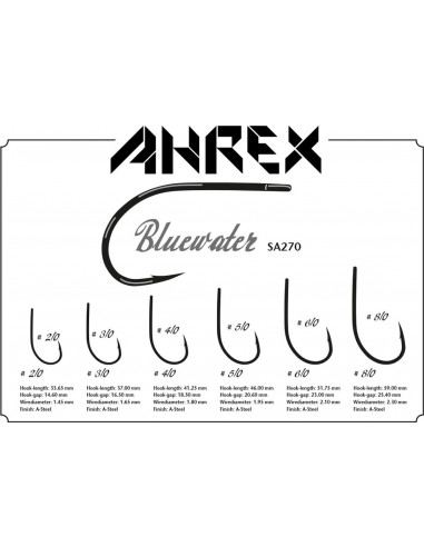 SA270 Bluewater Ahrex Saltwater Fly Hook