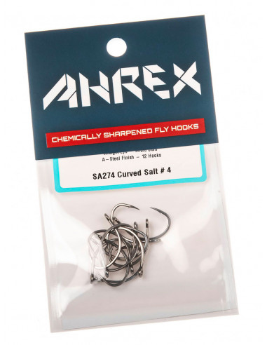 SA274 Curved Salt Ahrex Saltwater Fly...