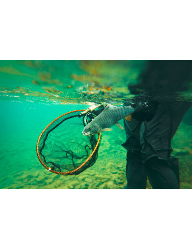 Multi Grip Landing Net with Rubber Net Multi Grip Landing Net with Rubber Net