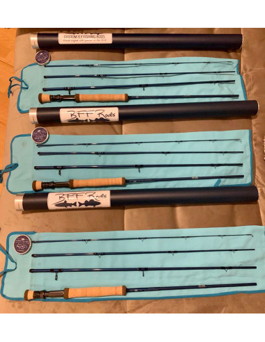 Customized fly rod cloths Brittany...