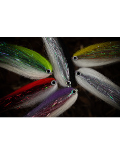 Pike Tube Flies - White -... 2