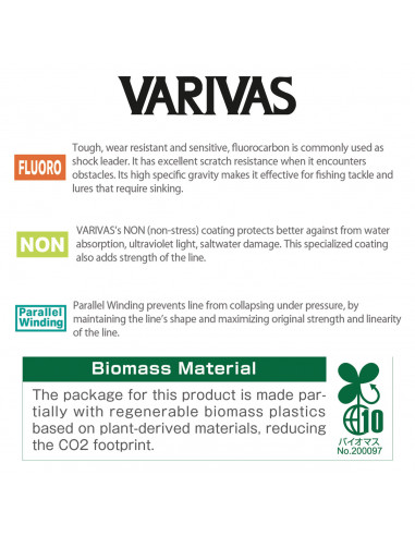 Varivas 9’/2,70 m Tapered Leader...