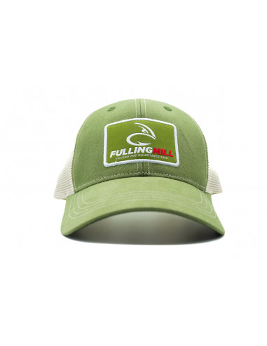 Fulling Mill Olive Stealth Trucker Hat