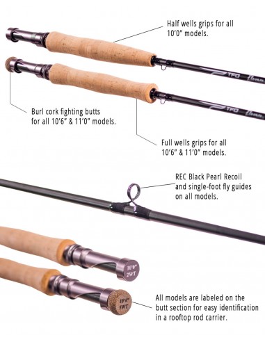 TFO Elevare Euro Nymph Fly Rods
