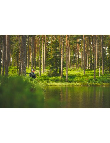 Kit canne/moulinet/soie Guideline...