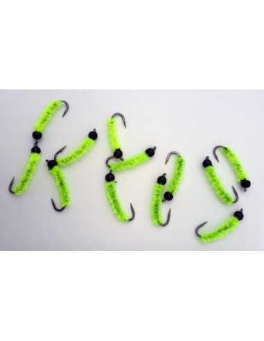 Chenille de saule Nymphe YLF Flies