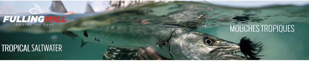 Mouches pour les pêches tropicales de Fulling Mill - Brittany Fly Shop